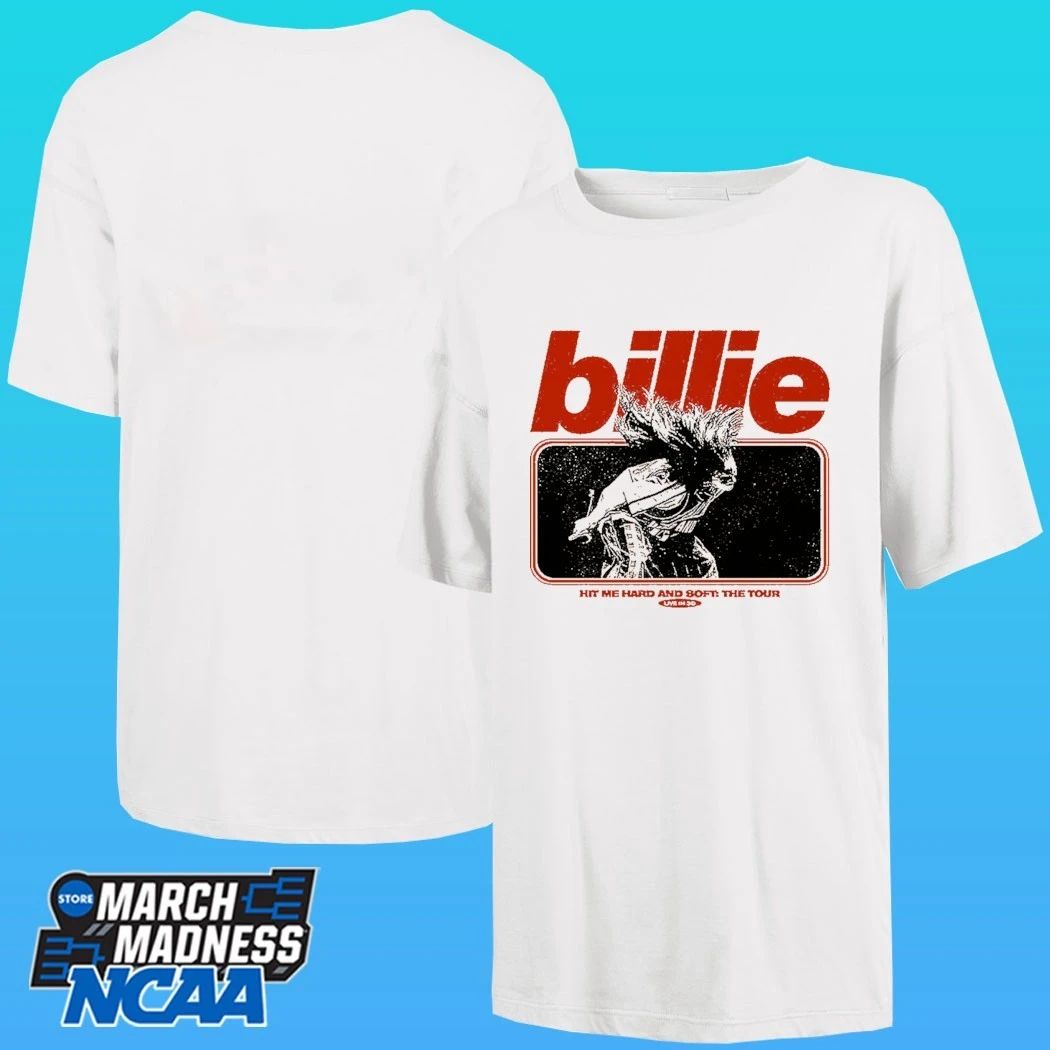 Billie Eilish Live In 3d Hair Whip Mustard Shirt