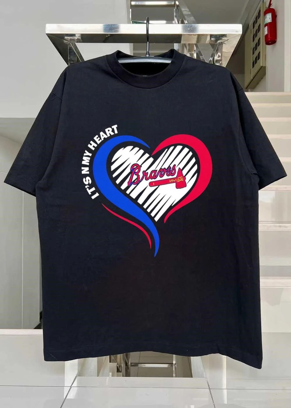 It’s In My Heart Braves Baseball Heart Shaped shirt