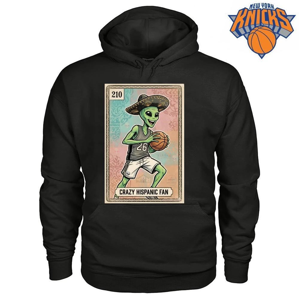 Green Alien Crazy Hispanic Fan San Antonio Basketball Jersey 26 Sombrero NBA Finals 2026 Shirt