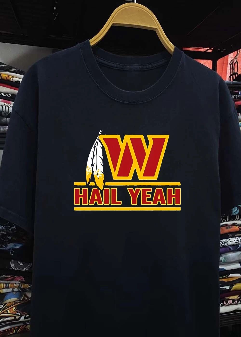Hail Yeah Washington Commanders logo shirt