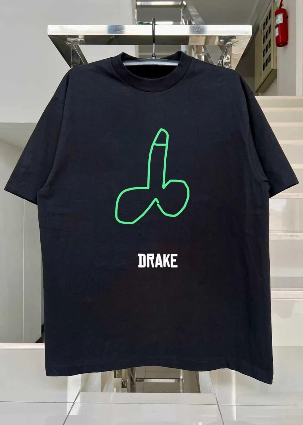 Funny Drake Doodled Minimalist Illustration Graphic shirt