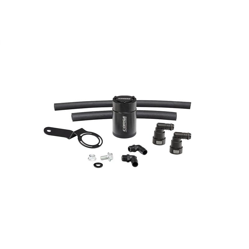 3 oz. aluminum oil catch can with mounting bracket 2015-2017 Ford Mustang