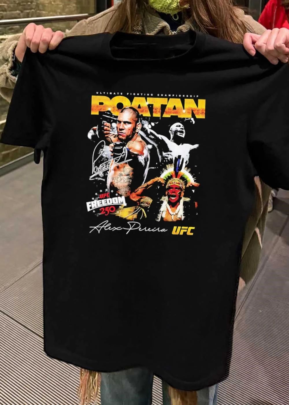 Alex Pereira Poatan UFC Freedom 250 Ultimate Fighting Championship shirt
