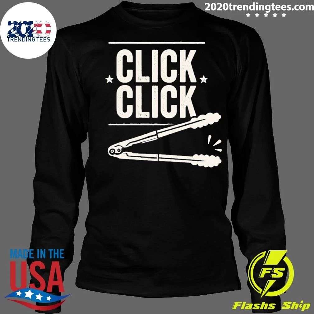 Click Click Barbecue Tongs Meme Shirt