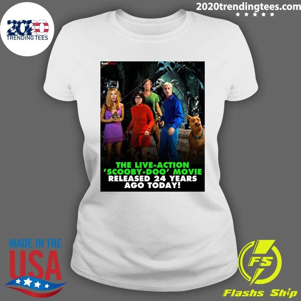 The Iconic Live-Action Scooby-Doo Film Celebrates Its 24th Anniversary Shirt