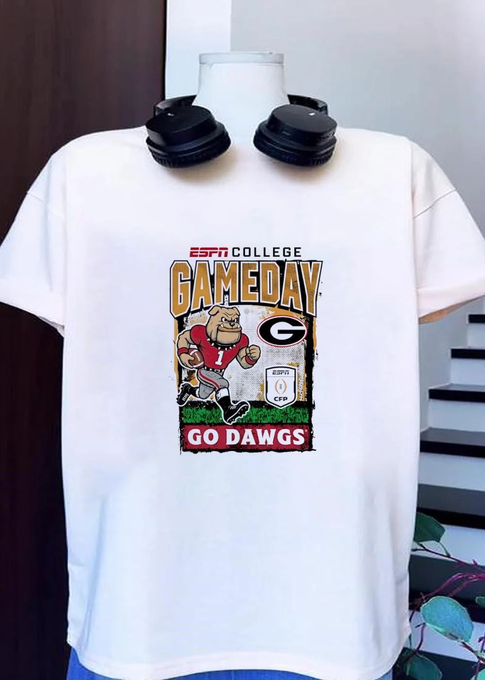 ESPN College Gameday Bulldog Georgia Bulldogs Football Go Dawgs T-Shirt