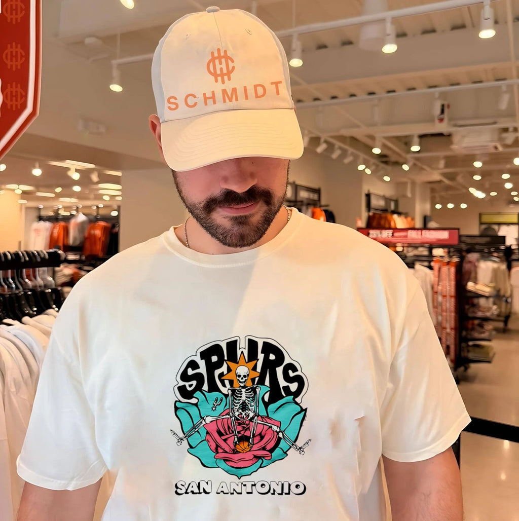 NBA x Grateful Dead x Spurs Skeleton shirt