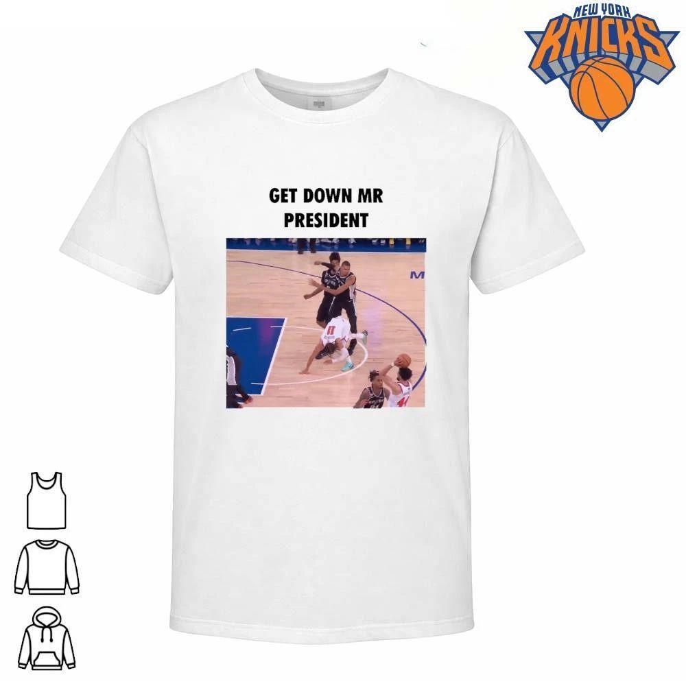 Get Down Mr President Victor Wembanyama Jalen Brunson Basketball Meme San Antonio Spurs NBA Finals 2026 Shirt