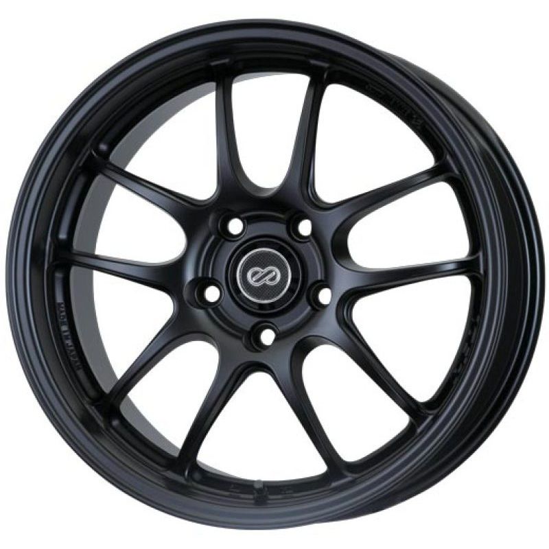 Enkei PF01 17×8 5×114.3 50mm offset Black Wheel
