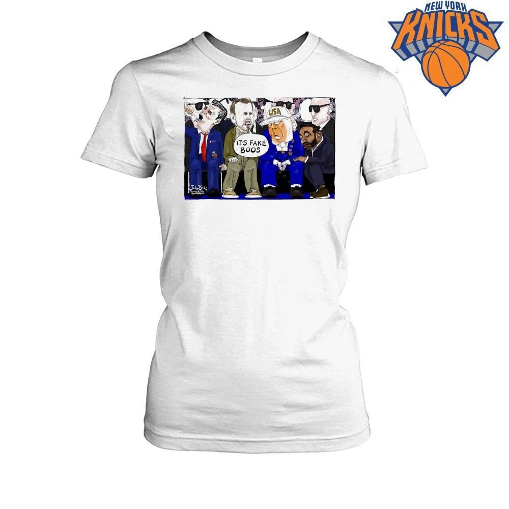 Donald Trump JD Vance Its Fake Boos Political Cartoon NBA Finals 2026 Shirt