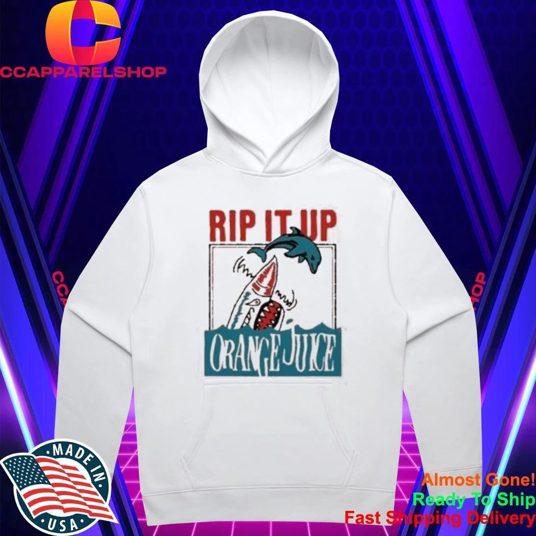 Rip It Up Orange Juice Post Punk Dolphin Shark Shirt