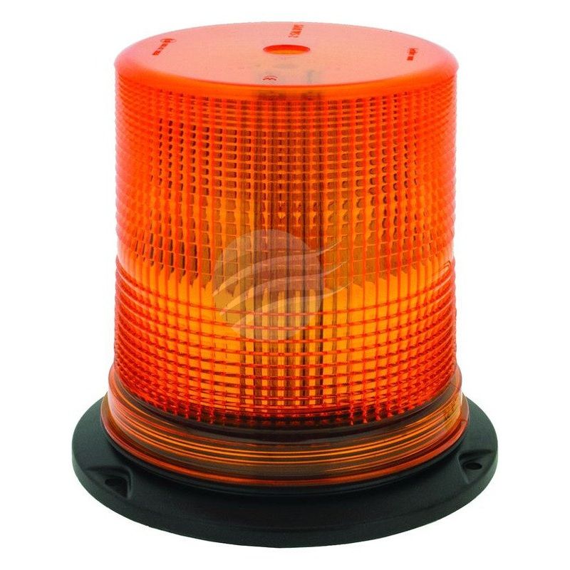 Jaylec LED Amber Rotating Beacon 12-80V 3 Bolt Mount Alloy Base Tall LS9780