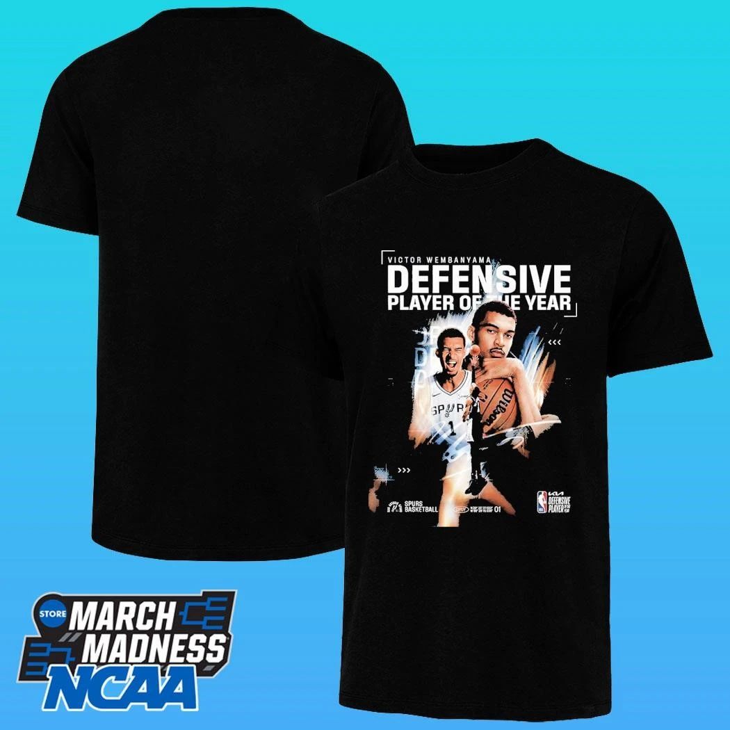 Victor Wembanyama Winning Kia Nba Defensive Player Of The Year 2026 Shirt