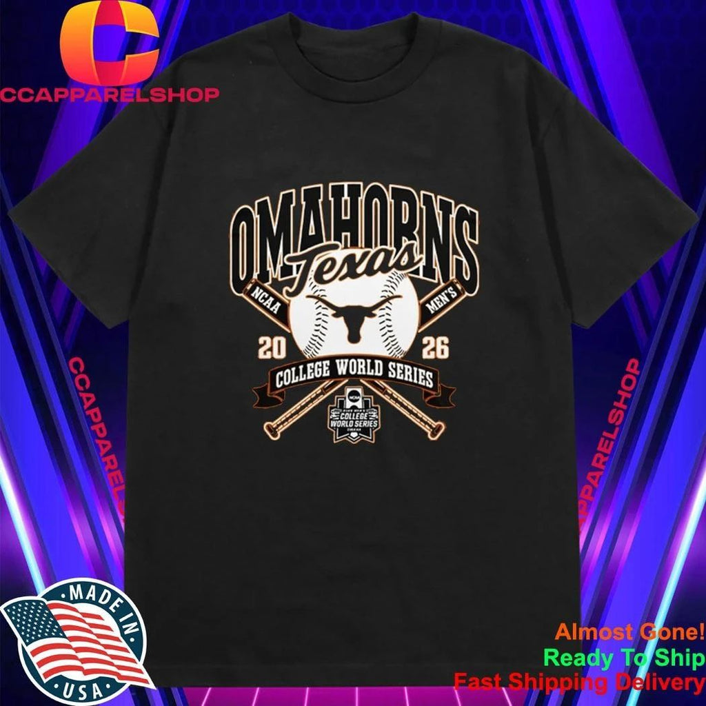 Texas Longhorns 2026 Baseball College World Series Omahorns Shirt