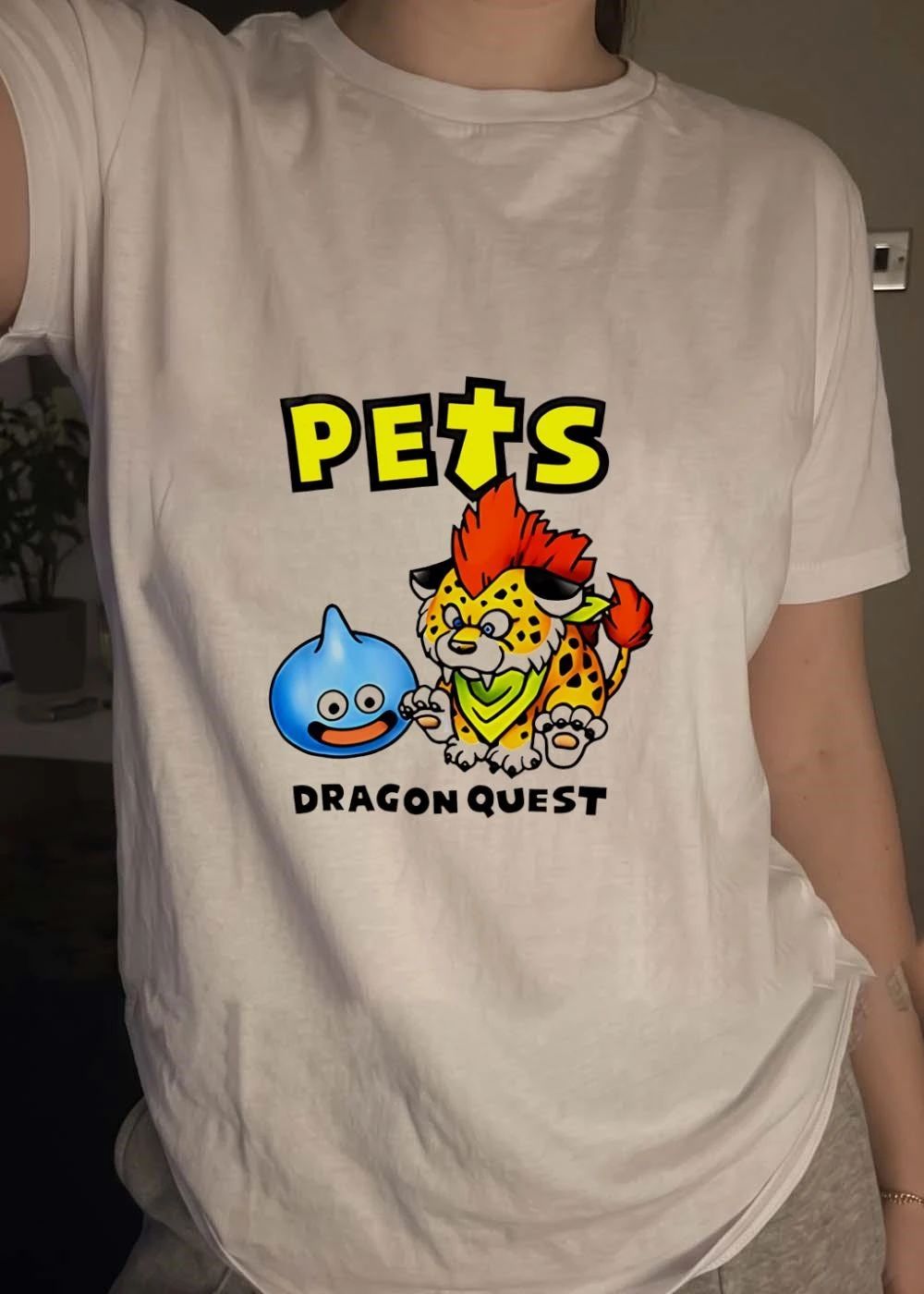 Dragon Quest Pets Slime and Great Sabrecat T-Shirt