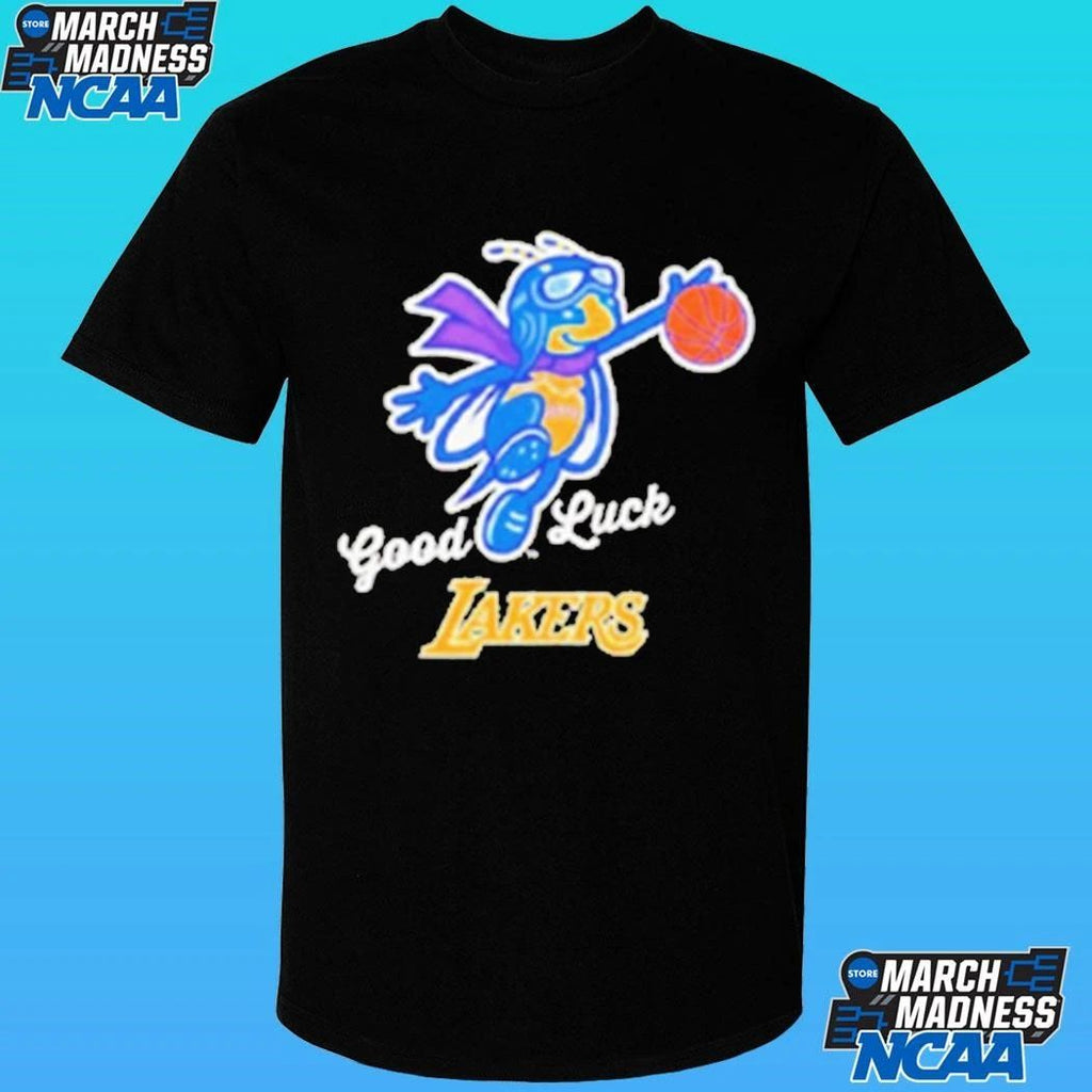 Good Luck Lakers Bee Mascot Playing Basketball Shirt