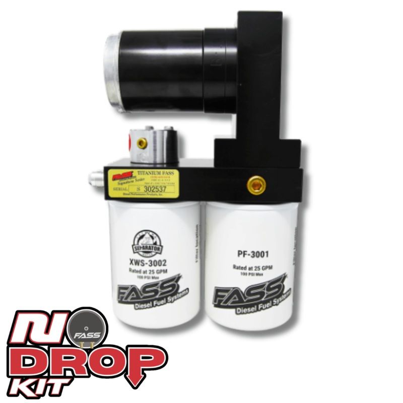 No-Drop Series Plus Fuel System for 2008-2010 Ford Powerstroke 6.4L (1200-1500hp) FASS NDTSPF16290G
