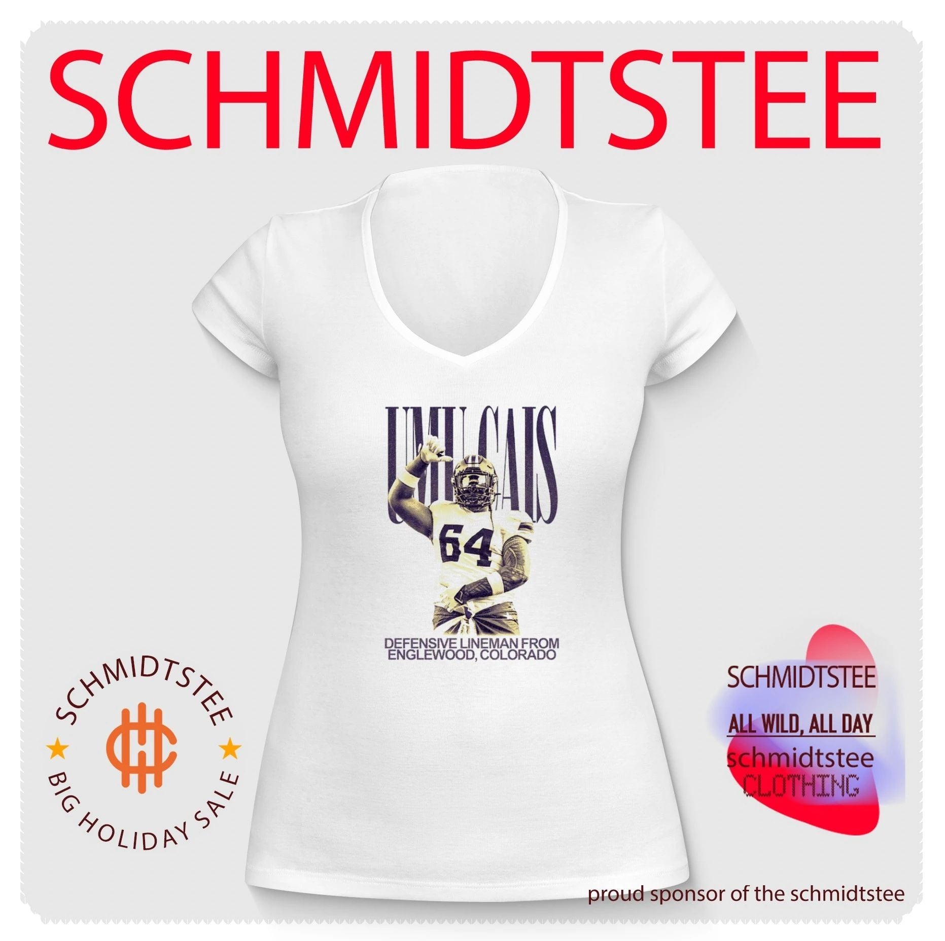 Tufanua Umu Cais Defensive Lineman from Englewood Colorado shirt