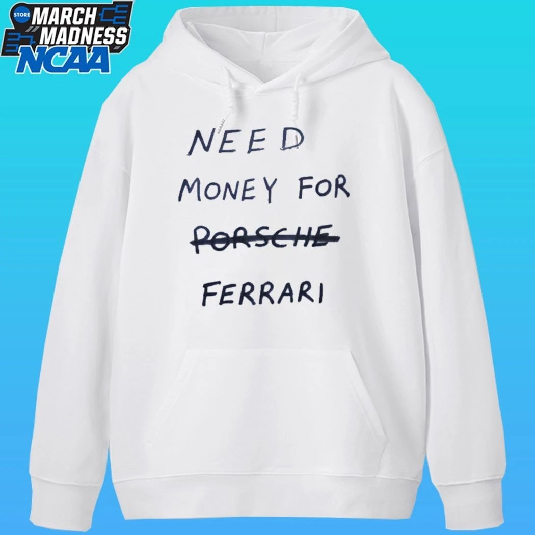 Kim Kardashian With Need Money For Ferrari Shirt