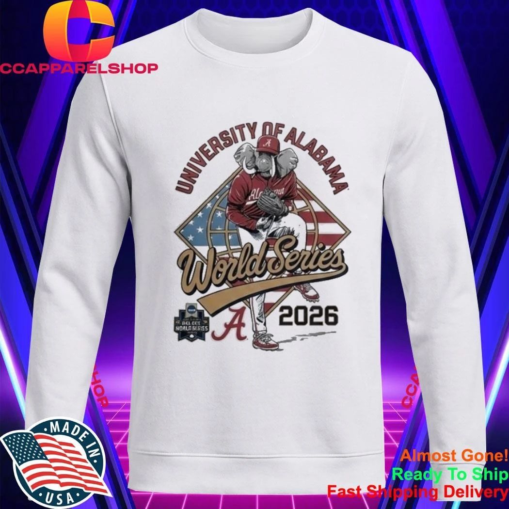 University Of Alabama Baseball World Series NCAA Men’s College Shirt