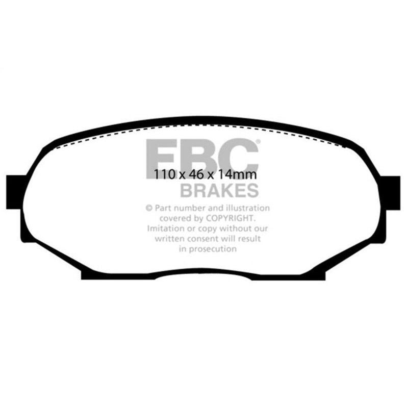 EBC – Front Yellowstuff Pad PN DP4802R