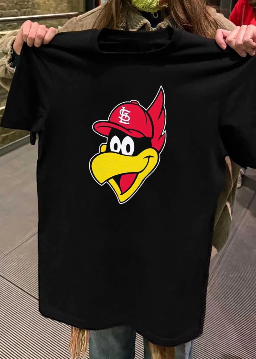 St Louis Cardinals Mascot Logo Baseball Team T-Shirt