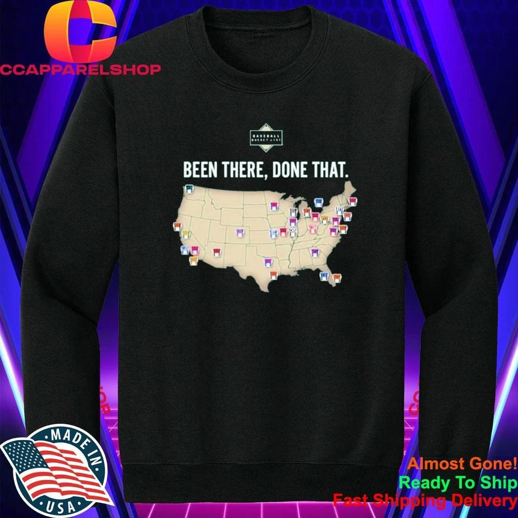 Baseball Bucket List Been There Done That Shirt