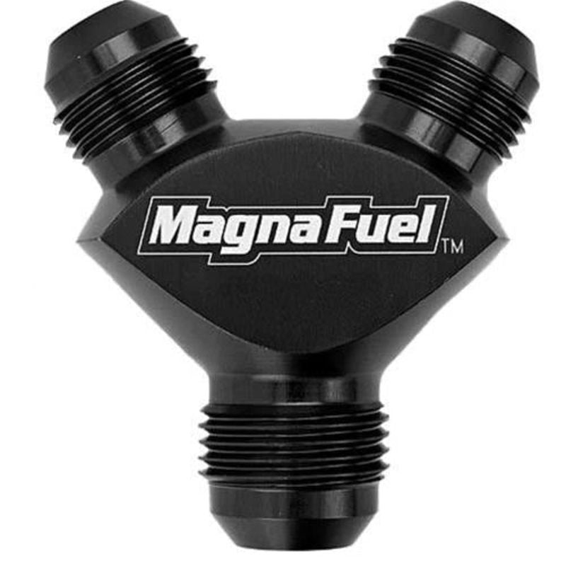 Magnafuel MP-6220-BLK Black -10 AN to -12 AN Male Y Fitting