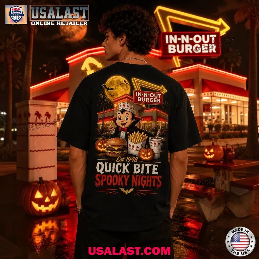 In-N-Out Burger Quick Bite Spooky Night Halloween 2026 T-Shirt