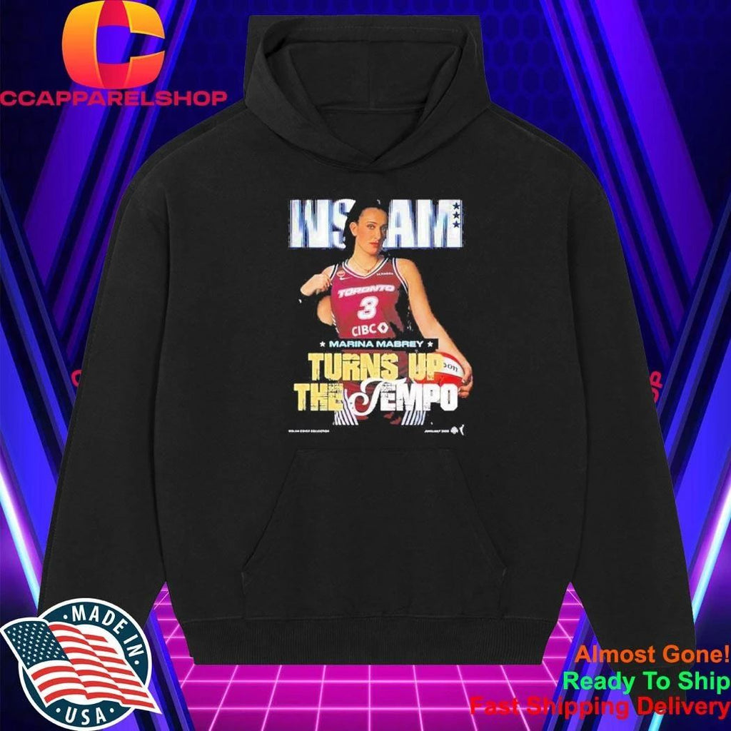 Marina Mabrey turn up the Toronto Tempo WSLAM magazine Shirt