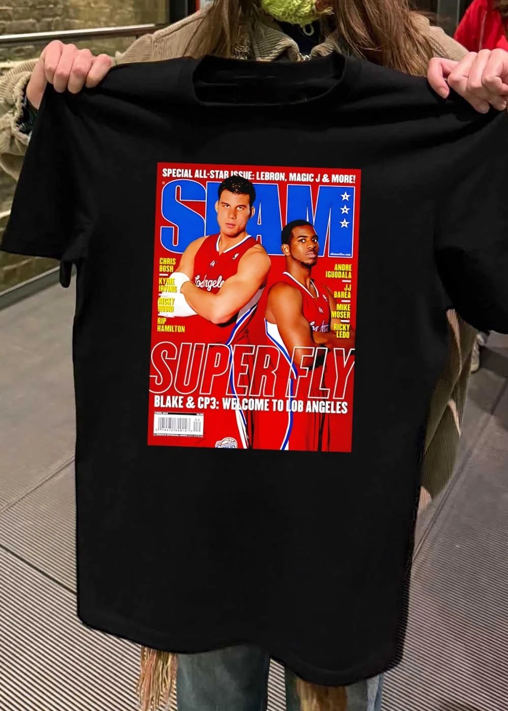 Chris Paul CP3 Blake Griffin Los Angeles Clippers LA Lob City NBA SLAM shirt