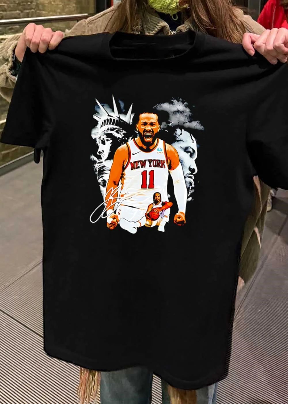 New York 11 Jalen Brunson Statue Liberty Signature Shirt