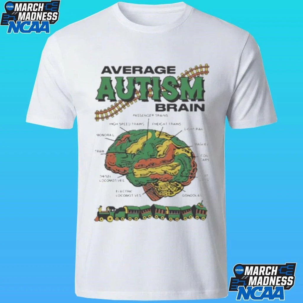 Average Autism Brain Passenger Trains High-speed Trains Shirt