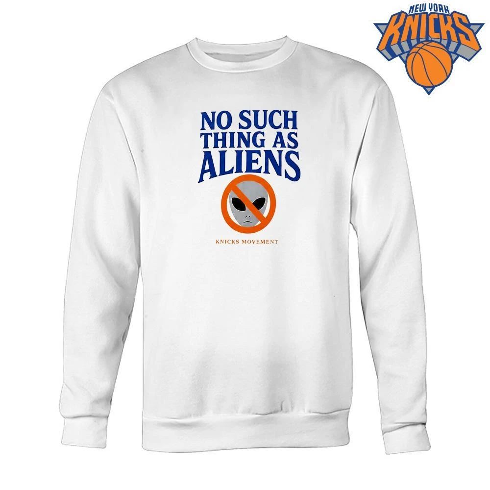 No Such Thing As Aliens Knicks Movement Anti Alien Anti Victor Wembanyama Basketball NBA Finals 2026 Shirt