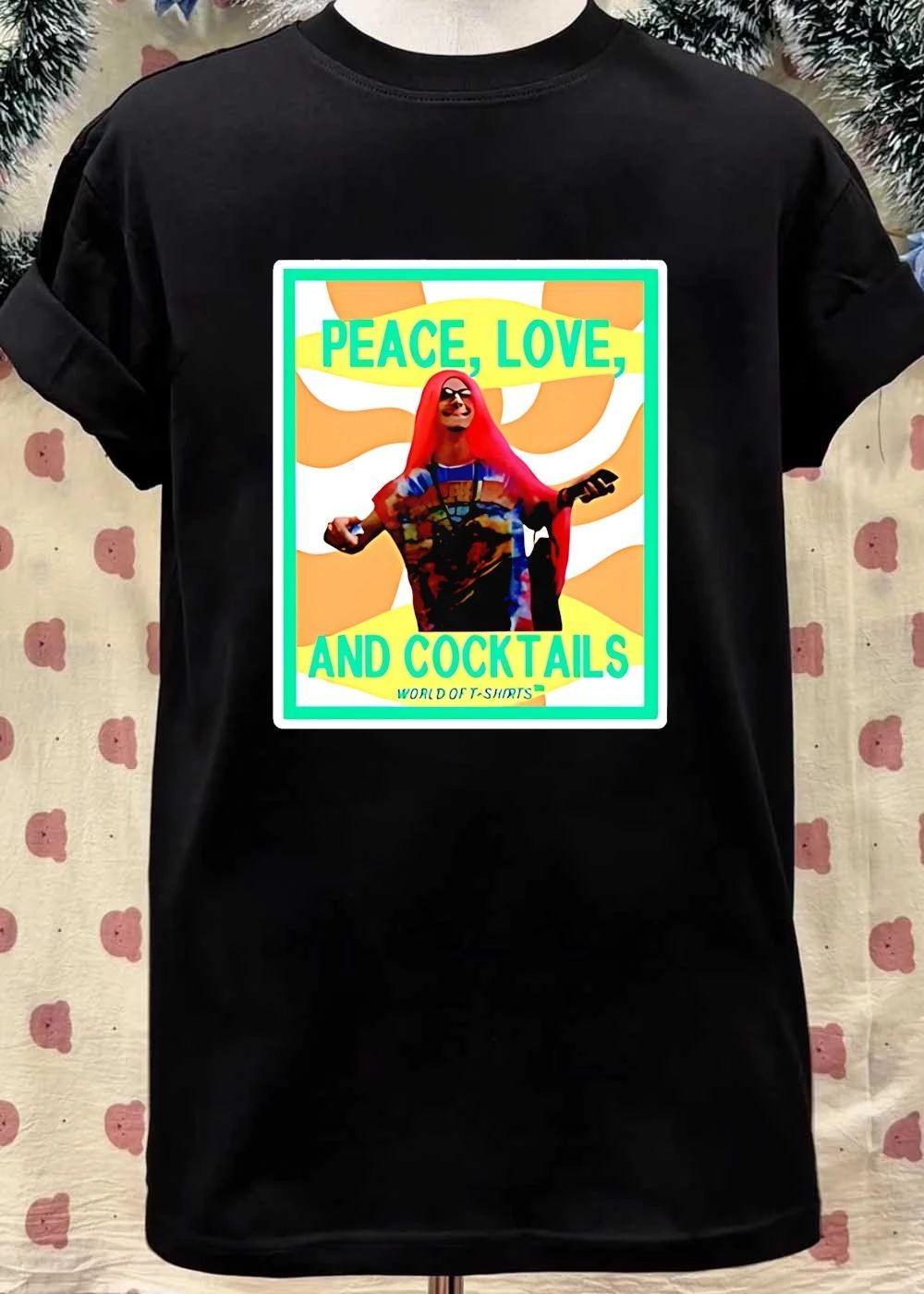 Worldoftshirts Peace Love And Cocktails shirt
