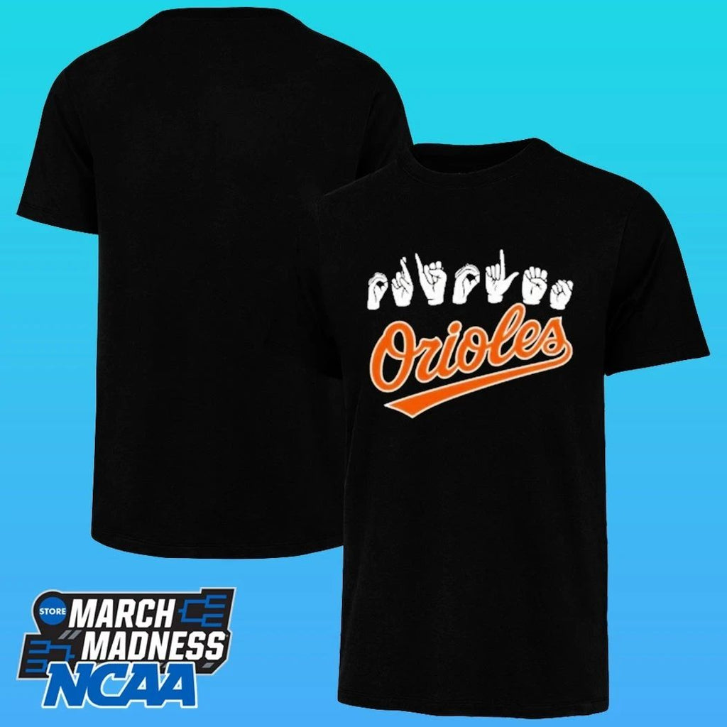 Asl Hand Sign Orioles Shirt