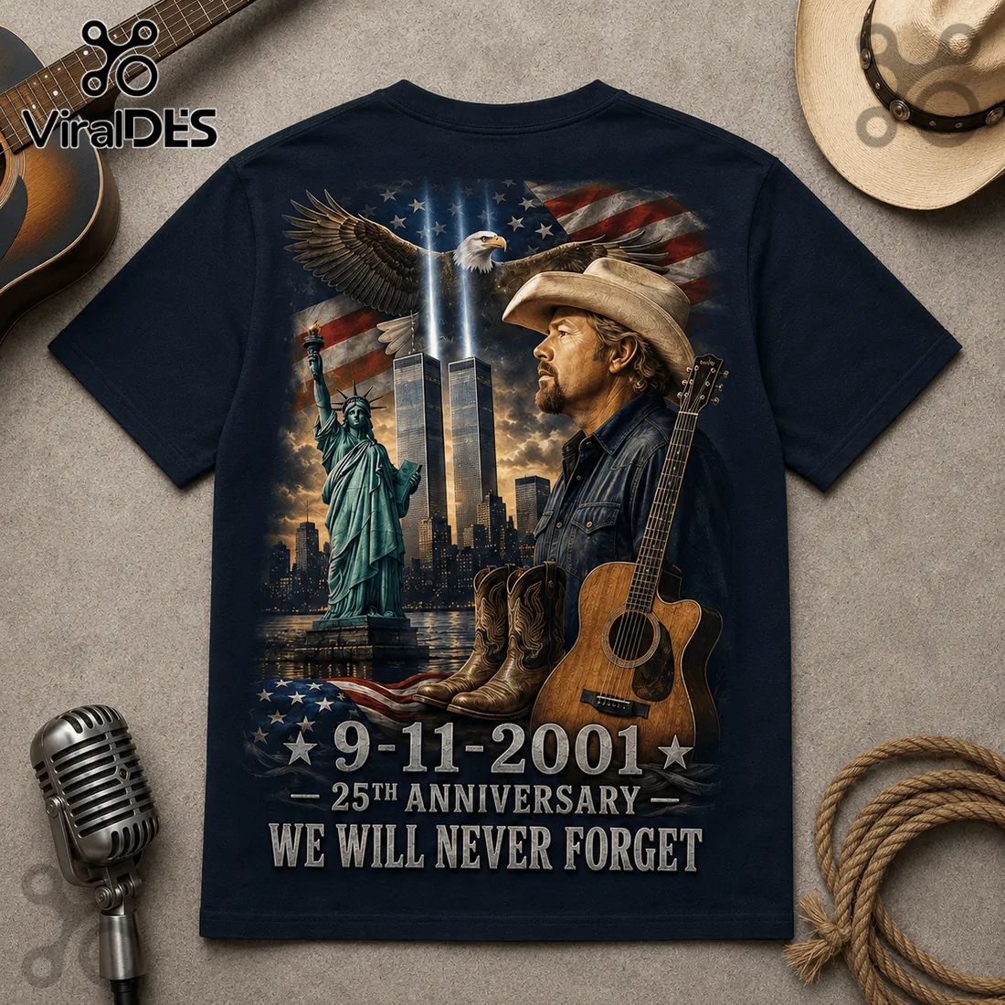 Toby Keith 9/11 25th Anniversary T-Shirt
