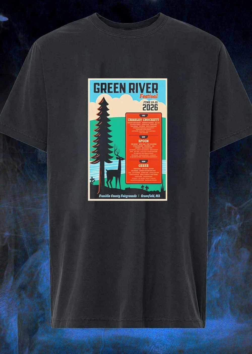 Green River Festival 2026 Franklin County Fairgrounds shirt