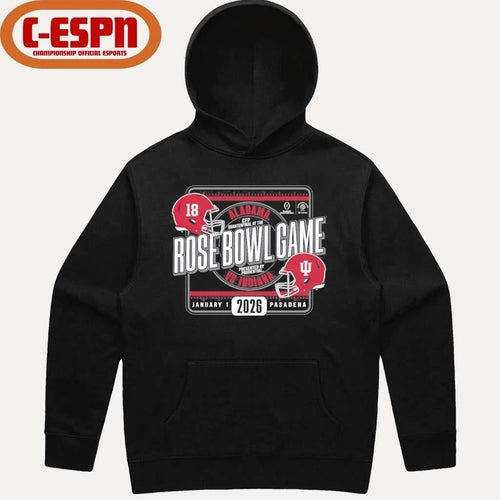Alabama Vs Indiana Football 2026 Rose Bowl Game Head to Head T-Shirt