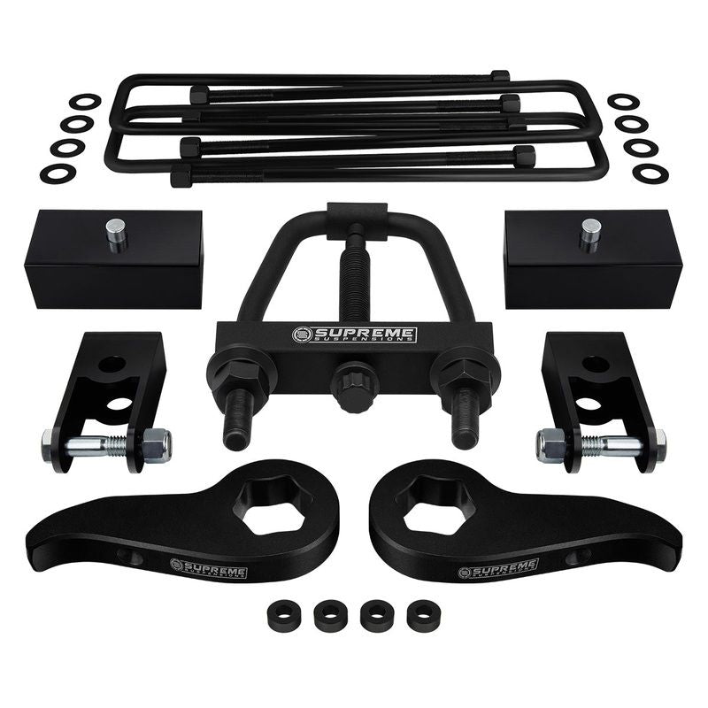 2011-2019 GMC Sierra 2500HD Full Suspension Lift Kit & Install Tool & Shock Extenders 4WD 4×4