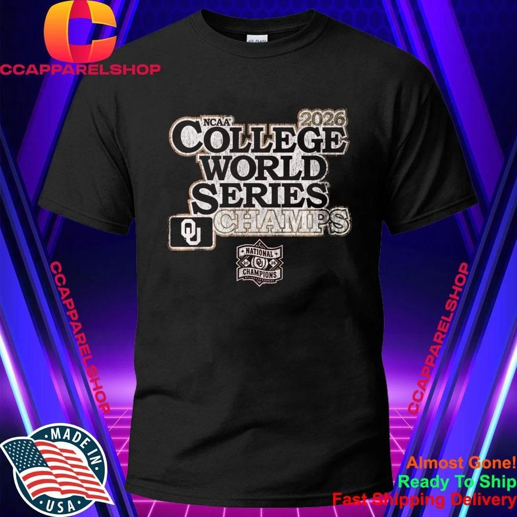 Oklahoma Baseball 2026 College World Series Champions Shirt