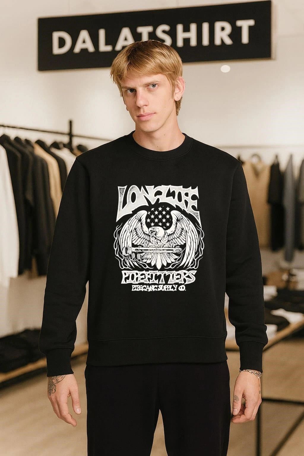 Long Live Pipefitters Pipegang Supply Co Eagle Wrench shirt