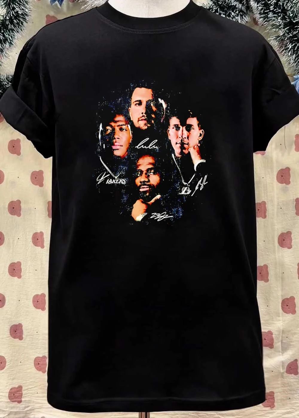 Lulu Lakers 23 Collage Portrait T-Shirt