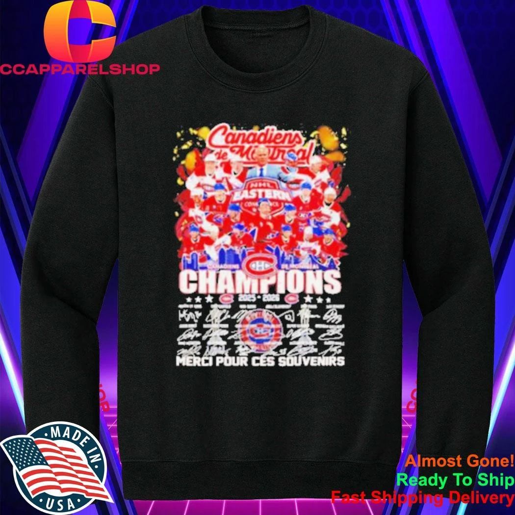 Montreal Canadiens 2025 2026 Champions Signature Roster Shirt
