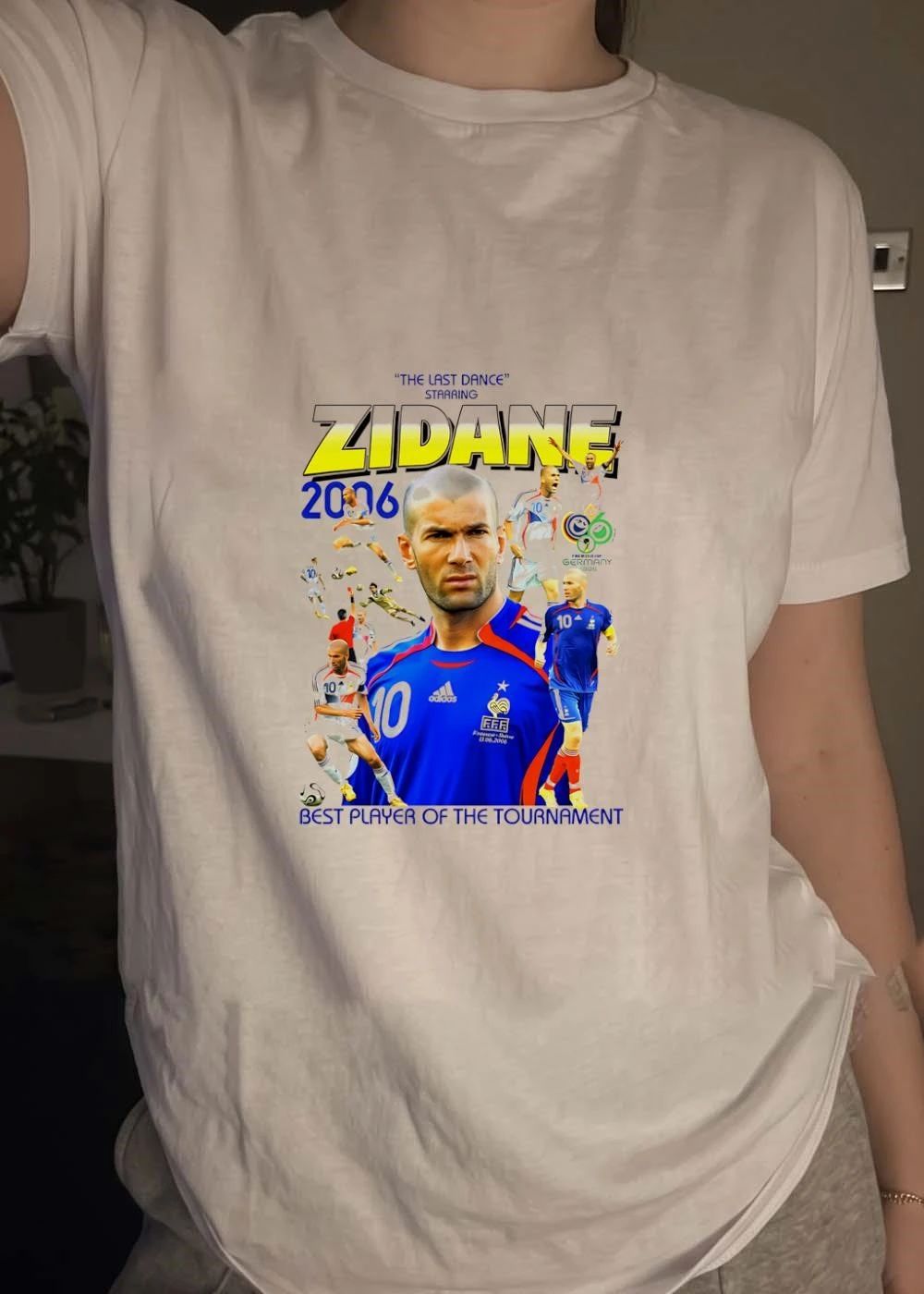 Zidane The Last Dance Best Player of the Tournament France Football T-Shirt