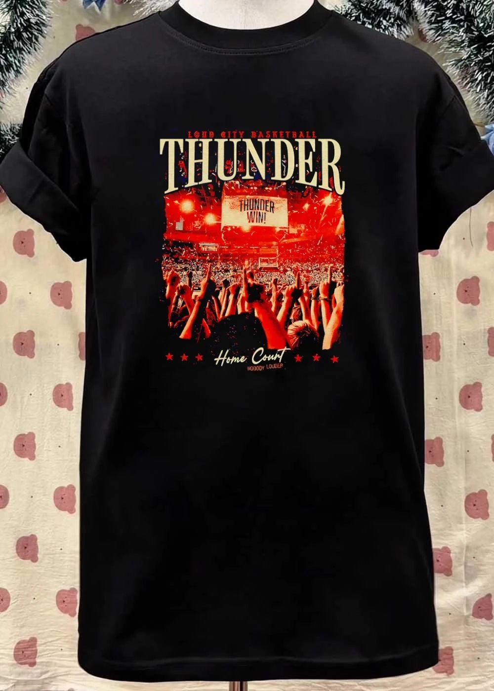 Loud City Basketball Thunder Win Home Court Nobody Louder shirt