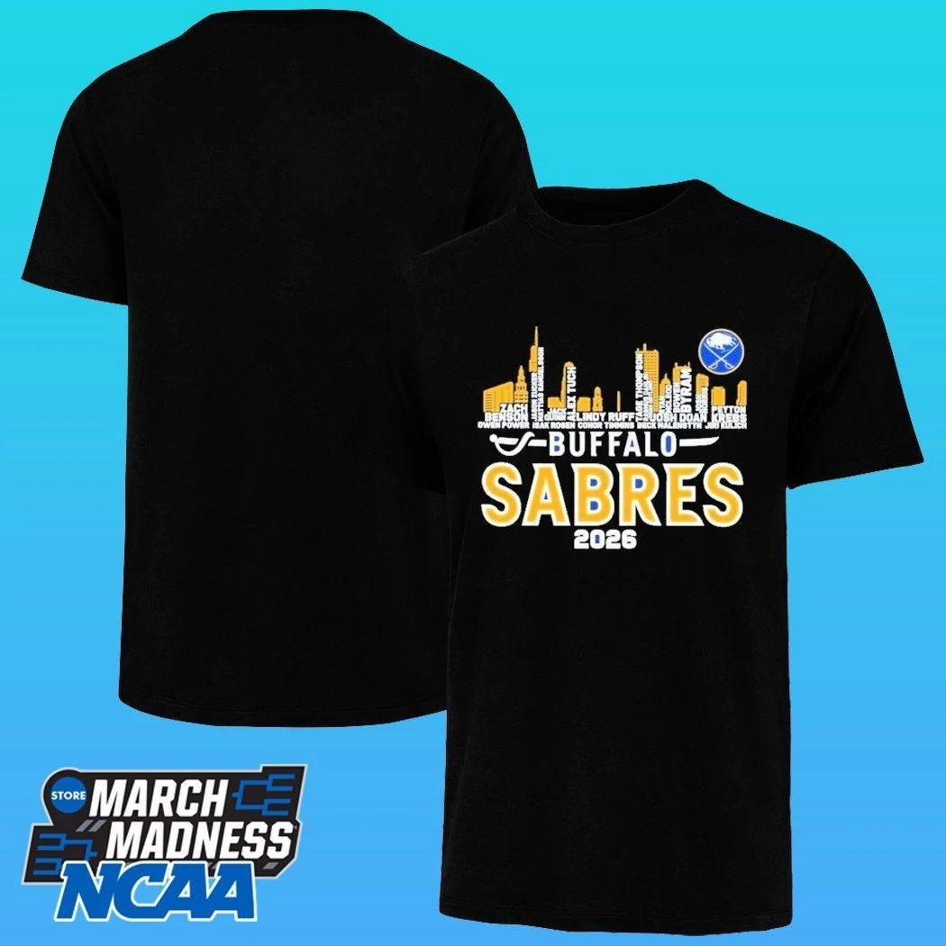 Buffalo Sabres Hockey Skyline City Players Names 2026 Shirt