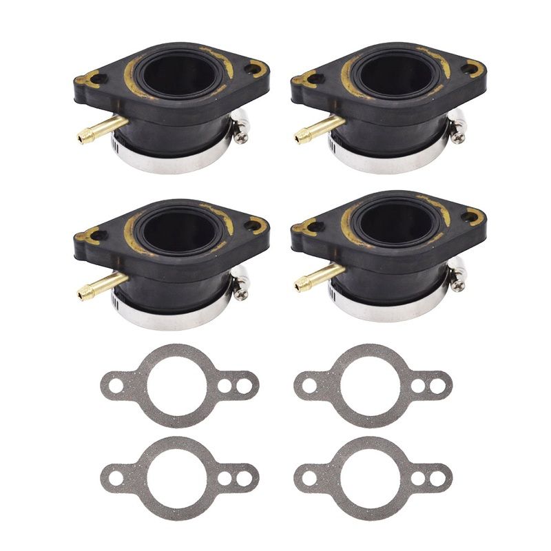 For 1981-1983 Yamaha Carburetor Intake Manifold Boot Set Maxim 550 Seca 550