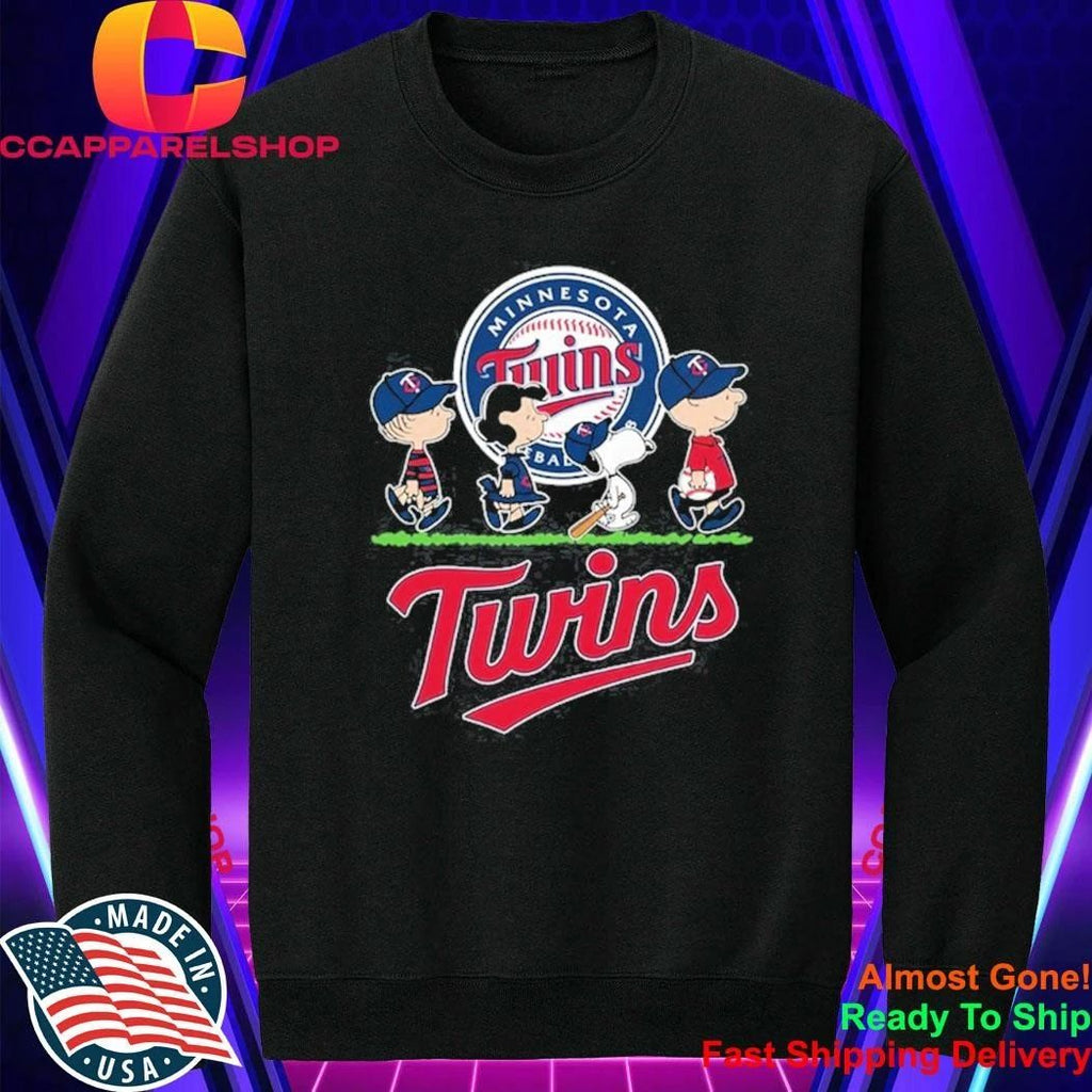 Peanuts characters minnesota twins baseball Shirt