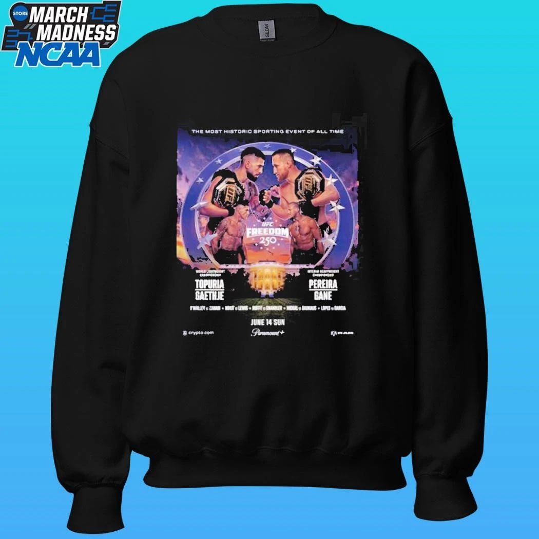 Ufc Freedom 250 White House Official Poster On June 14 2026 Shirt